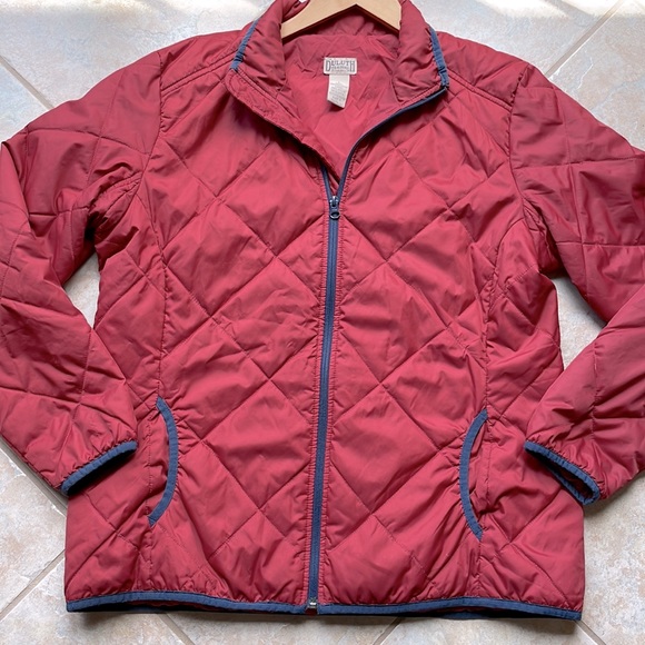 Duluth Trading Company lightweight quilted jacket red large woman’s - Picture 2 of 13